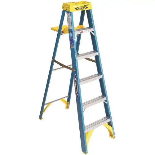 6 ft. Fiberglass Step Ladder with 250 lbs. Load Capacity Type I Duty Rating 6 ft. Fiberglass Step Ladder with 250 lbs. Load Capacity Type I Duty Rating