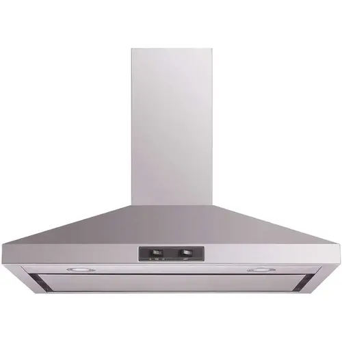 30 in. Convertible Wall Mount Range Hood in Stainless Steel with Mesh Filter and Stainless Steel Panel