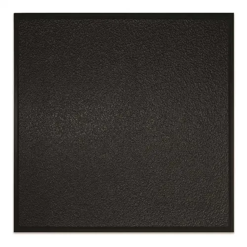 23.75 in. x 23.75 in. Stucco Pro Revealed Edge Vinyl Lay-In Black Ceiling Tile - pack of 12 23.75 in. x 23.75 in. Stucco Pro Revealed Edge Vinyl Lay-In Black Ceiling Tile - pack of 12