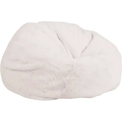 White Furry Bean Bag Chair White Furry Bean Bag Chair