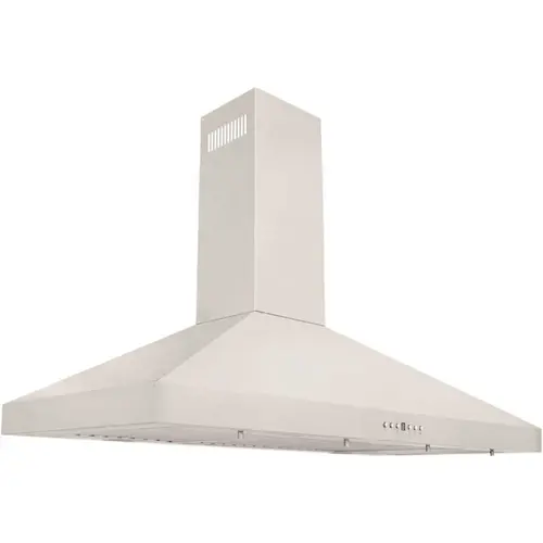 48 in. 400 CFM Convertible Vent Wall Mount Range Hood in Stainless Steel 48 in. 400 CFM Convertible Vent Wall Mount Range Hood in Stainless Steel