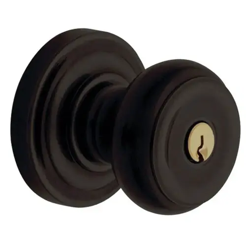 5214 Thick Door Colonial Knob Standard Keyed Entry Oil Rubbed Bronze Finish 5214 Thick Door Colonial Knob Standard Keyed Entry Oil Rubbed Bronze Finish