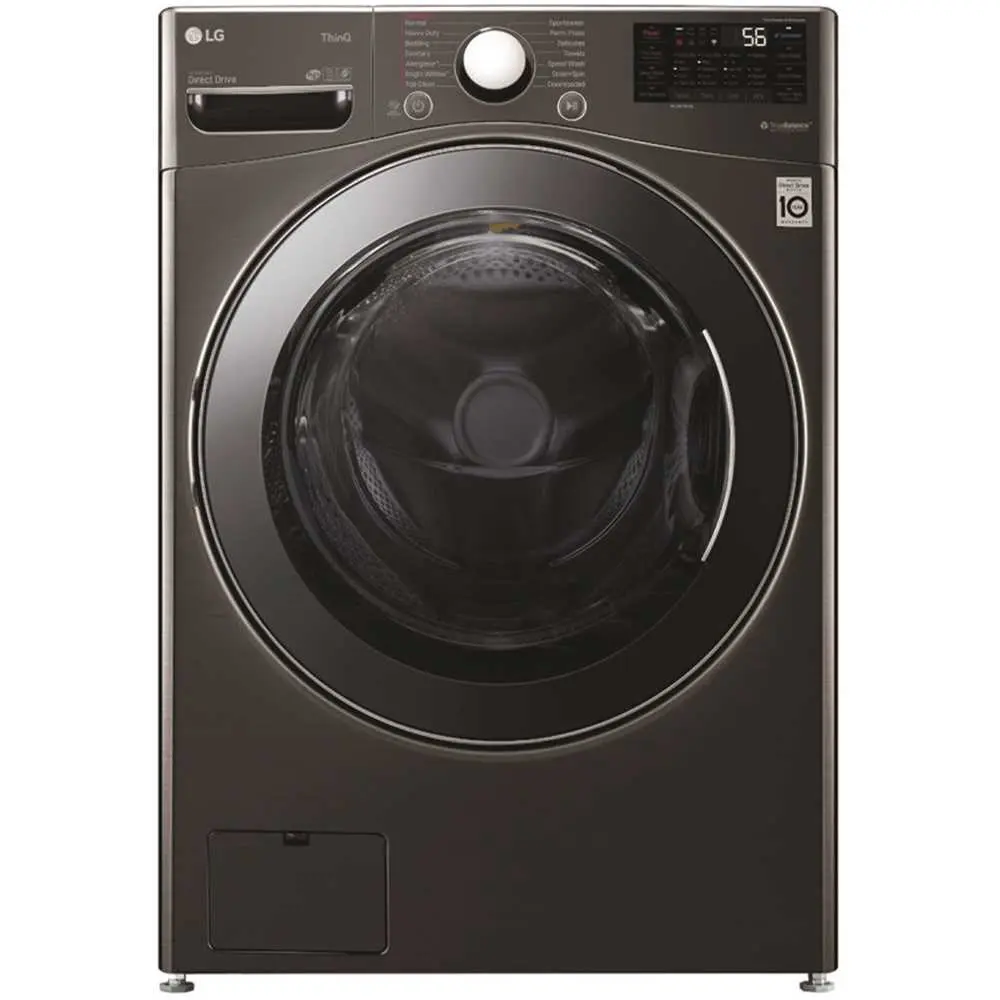 LG Electronics 4.5 Cu. Ft. SMART Electric All-in-One Washer Dryer Combo in Black Steel with Steam & Turbowash Technology WM3998HBA LG Electronics 4.5 Cu. Ft. SMART Electric All-in-One Washer Dryer Combo in Black Steel with Steam & Turbowash Technology WM3998HBA