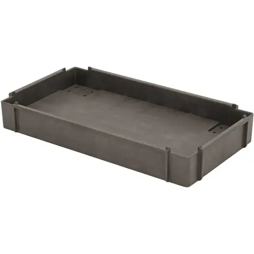 200 lbs. 34-1/4 in. x 17-1/2 in. x 32-1/2 in. Plastic Utility Cart Shelf Gray 200 lbs. 34-1/4 in. x 17-1/2 in. x 32-1/2 in. Plastic Utility Cart Shelf Gray