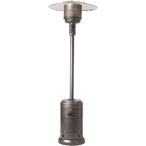 Hammered Platinum 46,000 BTUs Gas Patio Heater Hammered Platinum 46,000 BTUs Gas Patio Heater