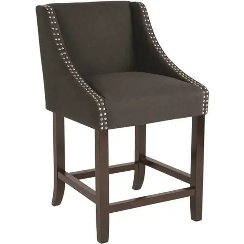 24 in. Charcoal Fabric Bar Stool Color/Finish Family 24 in. Charcoal Fabric Bar Stool Color/Finish Family