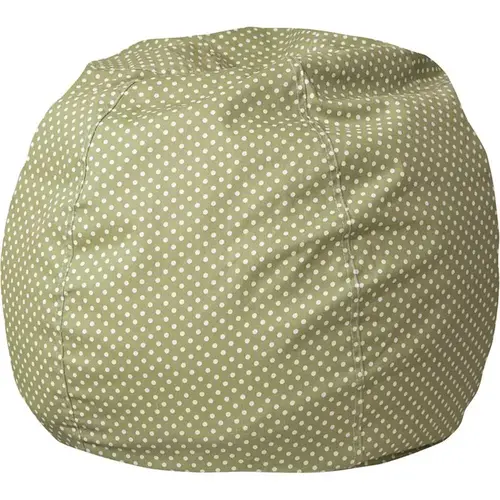Small Green Dot Kids Bean Bag Chair Small Green Dot Kids Bean Bag Chair