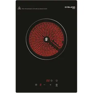 GASLAND Chef CH12BF 12 in. Built-In Electric Stove Ceramic Surface Radiant Electric Cooktop in Black with 1-Element