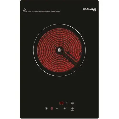 12 in. Built-In Electric Stove Ceramic Surface Radiant Electric Cooktop in Black with 1-Element 12 in. Built-In Electric Stove Ceramic Surface Radiant Electric Cooktop in Black with 1-Element