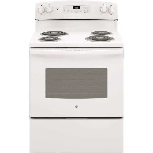 30 in. 5.0 cu. ft. Freestanding Electric Range in White 30 in. 5.0 cu. ft. Freestanding Electric Range in White