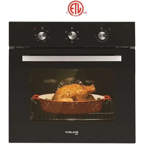 24 in. Built-In Single Electric Wall Oven with Cooling Down Fan, ETL in Black Glass 24 in. Built-In Single Electric Wall Oven with Cooling Down Fan, ETL in Black Glass