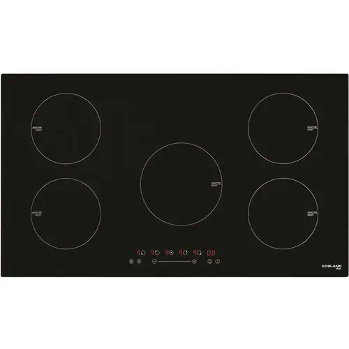 36 in. Built-In Electric Induction Cooktop in Black with 5 Elements