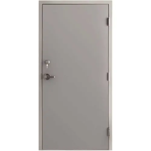 Adjustable Frame Series 36 in. x 80 in. Left-Handed Steel Metal Commercial Door Kit with 90 Minute Fire Rating