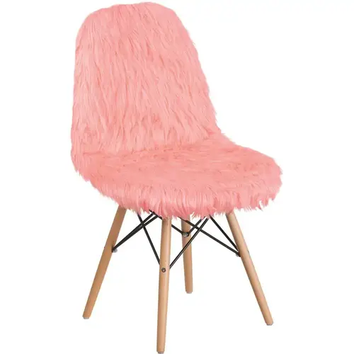 Shaggy Dog Hermosa Pink Accent Chair Shaggy Dog Hermosa Pink Accent Chair