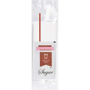 Diplomat C-CK-111011-C500 Coffee Condiment Kit 1 Sugar, 1 Sugar Substitute, 1 Creamer, 1 Stir Stick, 1 Napkin - pack of 500