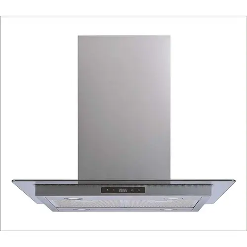 30 in. 475 CFM Convertible Island Mount Range Hood in Stainless Steel and Glass with Mesh Filters and Touch Control 30 in. 475 CFM Convertible Island Mount Range Hood in Stainless Steel and Glass with Mesh Filters and Touch Control