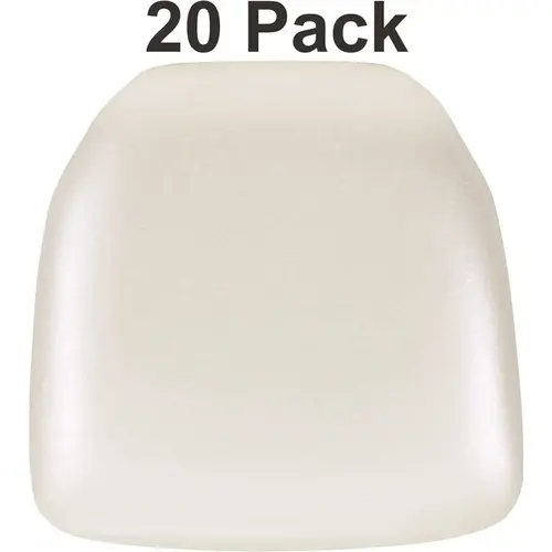 Ivory Vinyl Chair Pad White Ivory Vinyl Chair Pad White