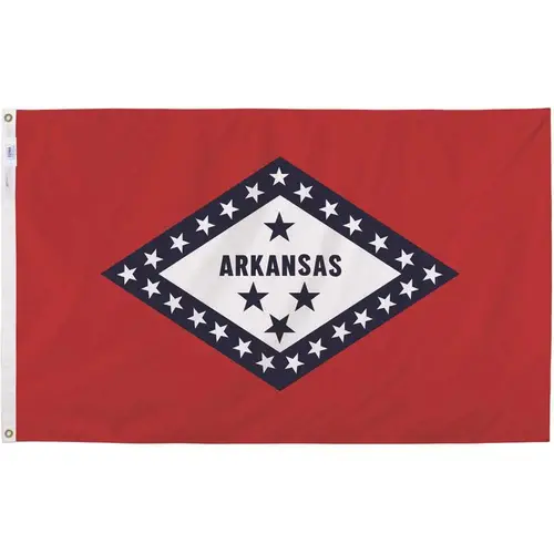 3 ft. x 5 ft. Nylon Arkansas State Flag 3 ft. x 5 ft. Nylon Arkansas State Flag