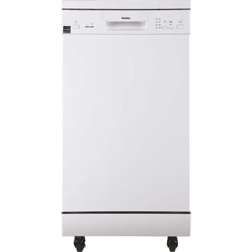 18 in. White Electronic Portable Dishwasher with 4-Cycles with 8-Place Settings Capacity 18 in. White Electronic Portable Dishwasher with 4-Cycles with 8-Place Settings Capacity
