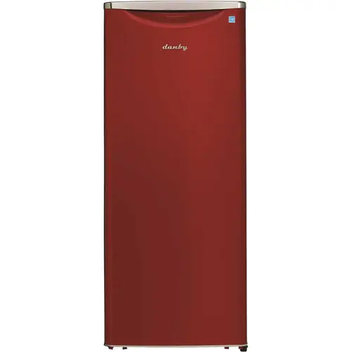 23.82 in. 11 cu. ft. Retro Freezerless Refrigerator in Red