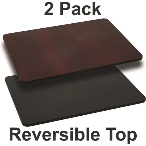 Black/Mahogany Table Top Black/Mahogany Table Top