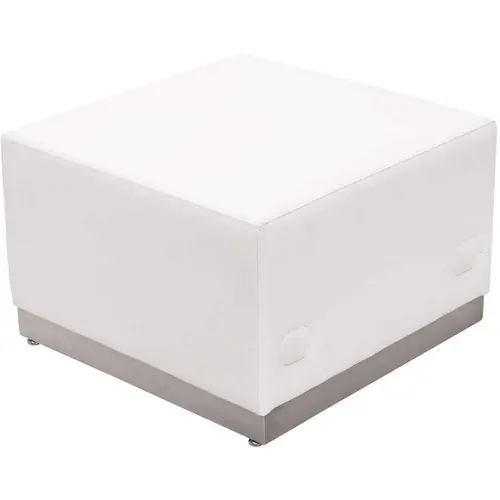 Melrose White Ottoman Melrose White Ottoman