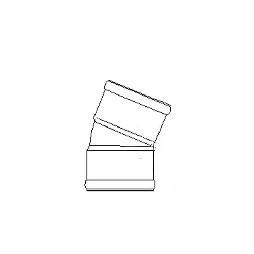 Gpk Products 4" 22.5 degree Gask Sewer Fitting Gpk Products 4" 22.5 degree Gask Sewer Fitting