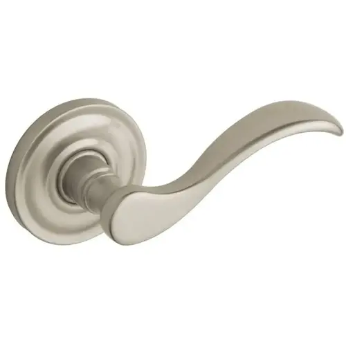 Right Hand Single Dummy Preconfigured 5455V Lever with 5048 Rose Lifetime Satin Nickel Finish Right Hand Single Dummy Preconfigured 5455V Lever with 5048 Rose Lifetime Satin Nickel Finish