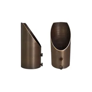 FUSA CORP 490055 5" Brass Shroud For Fairmont Uplight Fixture