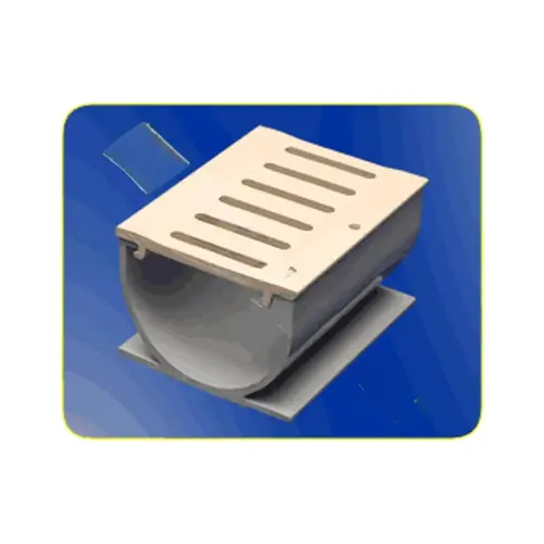 6' Tan 4" Water Hog Deck Drain