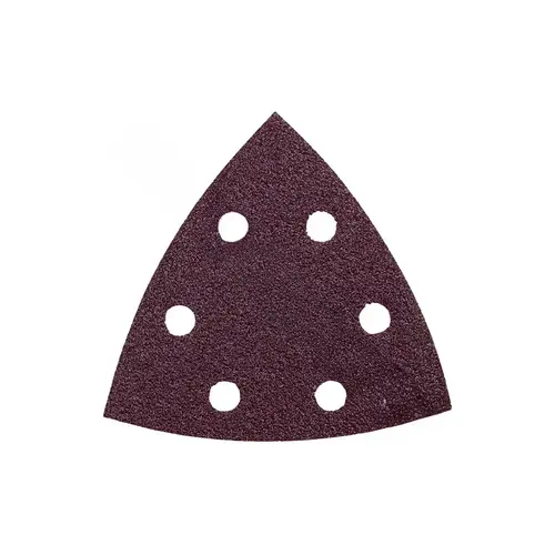 Triangle Sanding Sheet, 80 Grit, Coarse, Aluminum Oxide Abrasive Red - pack of 25 Triangle Sanding Sheet, 80 Grit, Coarse, Aluminum Oxide Abrasive Red - pack of 25