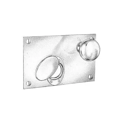 Right Hand Exterior Lock Plate For 5634, 5636 Antique Nickel Finish Right Hand Exterior Lock Plate For 5634, 5636 Antique Nickel Finish