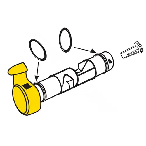 Control Dial Assembly With O-ring 25000 Gal