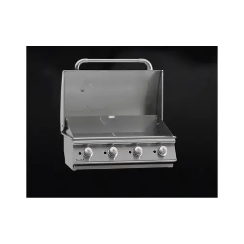 30" Natural Gas 4 Burner Professional Drop In Griddle 60k Btu 30" Natural Gas 4 Burner Professional Drop In Griddle 60k Btu