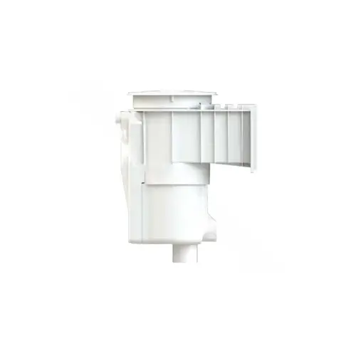 White Body, Tan Ring Lid Quikskim Skimmer With Foam