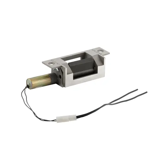 Fail Secure 24V DC Electric Strike, Satin Stainless Steel Finish Fail Secure 24V DC Electric Strike, Satin Stainless Steel Finish