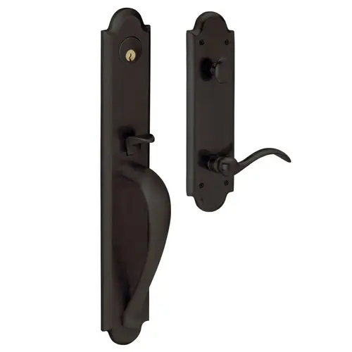 Boulder Full Escutcheon Left Hand Single Cylinder Entry Mortise Trim Oil Rubbed Bronze Finish Boulder Full Escutcheon Left Hand Single Cylinder Entry Mortise Trim Oil Rubbed Bronze Finish