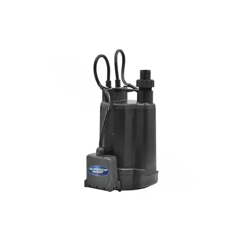 1/4 Hp Thermoplastic Submersible Utility Pump With 10' Cord 1/4 Hp Thermoplastic Submersible Utility Pump With 10' Cord