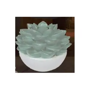 GAME 81143-4PK-01 7" Solar Succulent Patioglo Waterproof Lighted Decor