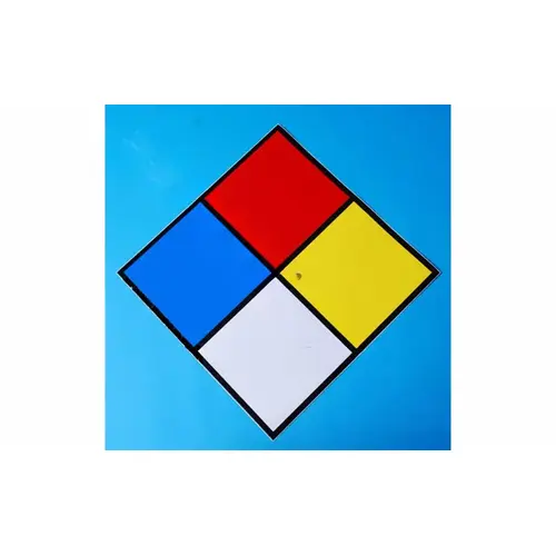 10" X 10" Nfpa Vinyl Hazmat Labels 10 Pack