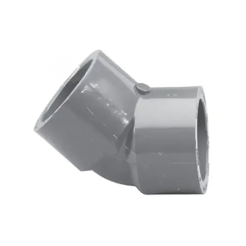 .5" Slip X Slip 45 Degree Sch80 Elbow Gray .5" Slip X Slip 45 Degree Sch80 Elbow Gray