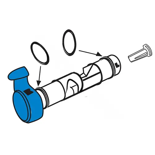 Dial Control With O-ring For Frog Leap Twin Mineral Pool Care System Dial Control With O-ring For Frog Leap Twin Mineral Pool Care System