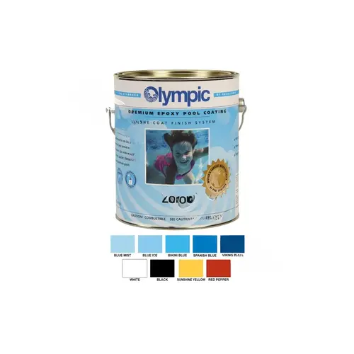 1 Quart Blue Ice Zeron Pool Coating
