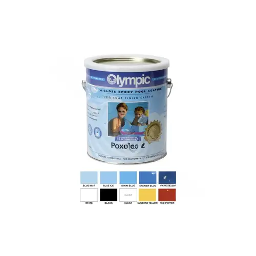 1 Quart Blue Ice Poxolon 2 Epoxy Pool Coating 1 Quart Blue Ice Poxolon 2 Epoxy Pool Coating