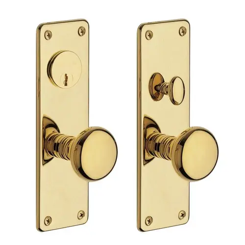 Reading Single Cylinder Entry Mortise Trim Lifetime Brass Finish Reading Single Cylinder Entry Mortise Trim Lifetime Brass Finish