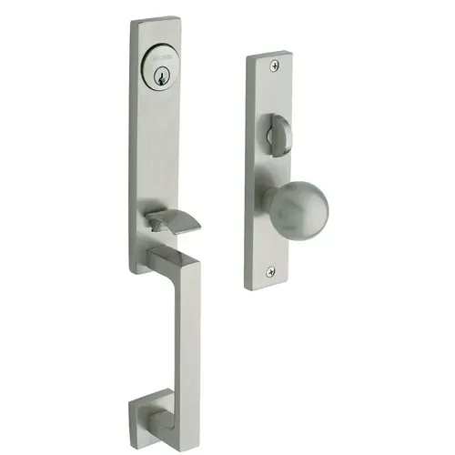 New York Single Cylinder Entry Mortise Trim Lifetime Satin Nickel Finish New York Single Cylinder Entry Mortise Trim Lifetime Satin Nickel Finish
