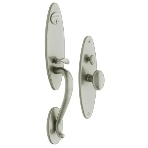 Springfield Double Cylinder Entry Mortise Trim Satin Nickel Finish Springfield Double Cylinder Entry Mortise Trim Satin Nickel Finish