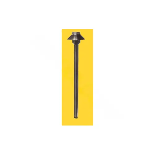 3 1/2" Gun Metal Led Area Light With 15" Stem 2w 27000k 3 1/2" Gun Metal Led Area Light With 15" Stem 2w 27000k