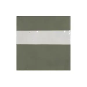 Pera Tile CON-FOREST NELLY DECOR 6" X 6" Contemporary Porcelain Tile Forest Nelly Dcor Green