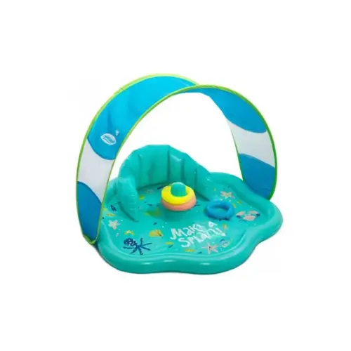 Stack Splash Aqua Leisure SSI11261TL Stack 'n Play Splash Mat With Removable Canopy ...